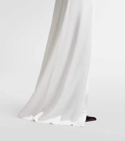 Tom Ford Crêpe Satin Maxi Dress In Multi