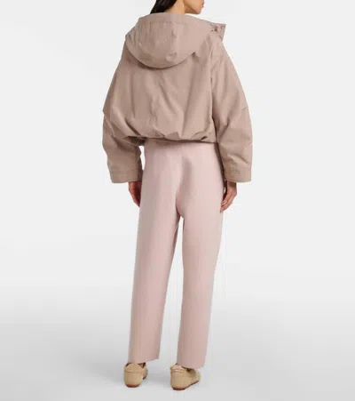 Moncler Wool And Cashmere Sweatpants In Multi