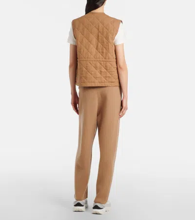 Moncler Wool And Cashmere Sweatpants In Multi