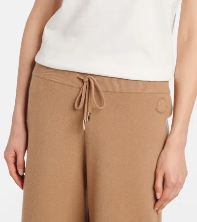 Moncler Wool And Cashmere Sweatpants In Multi