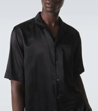 Dries Van Noten Bowling Shirt In Black