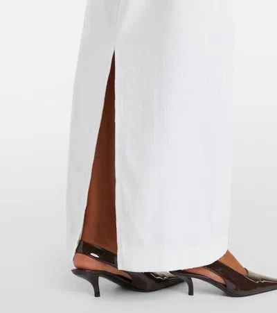 Totême Sequined Maxi Skirt In White