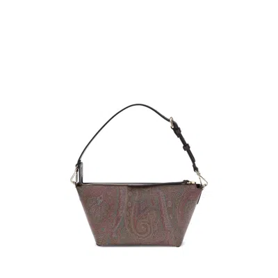 Etro Multicolor Cotton Shoulder Women's Bag In Multi