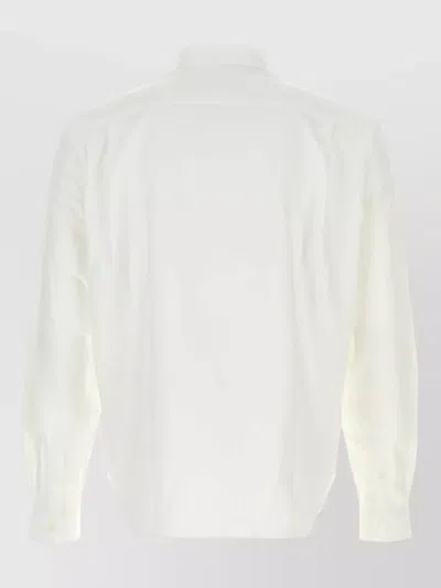 Prada Oxford Shirt Long Sleeves Button Down Collar In Multi