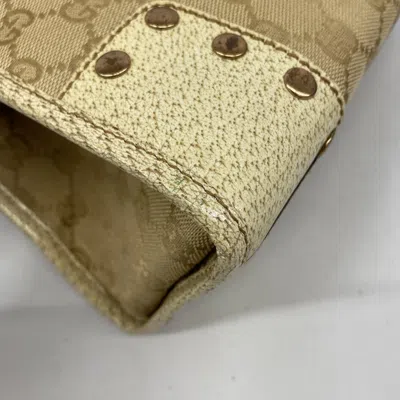 Pre-owned Gucci Beige Ivory Canvas Tote Bag () In Multi