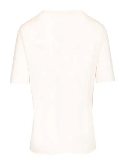 Lisa Yang Ari T-shirt Tops White In Neutral