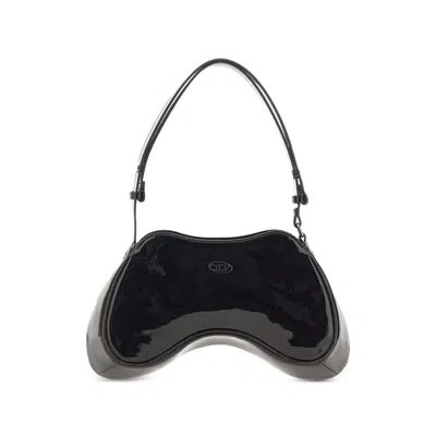 Diesel Structured Black Bag With Minimalist Design