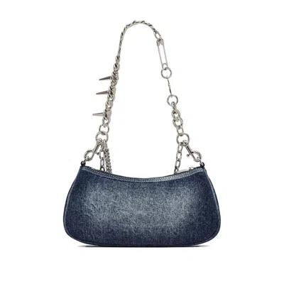Marc Jacobs Denim Shoulder Bag In Blue