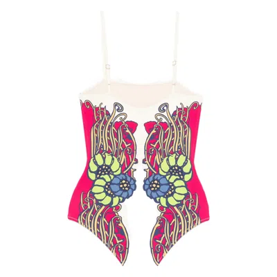 La Doublej Floral Print Swimsuit