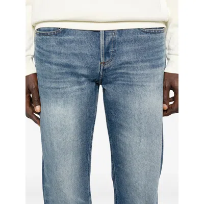 Apc Five-pocket Jeans In Blue
