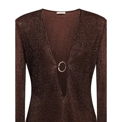 Oseree Dresses Brown In Brown