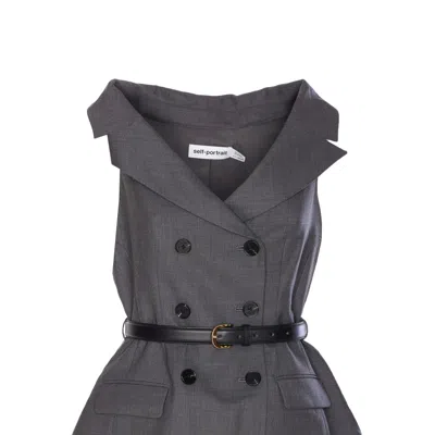 Self-portrait Dresses Gray