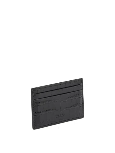 Tom Ford Exotic Line Wallets & Card Holders Black In Black