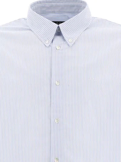 Apc Hemd A.p.c. Herren Farbe Hellblau In Blue