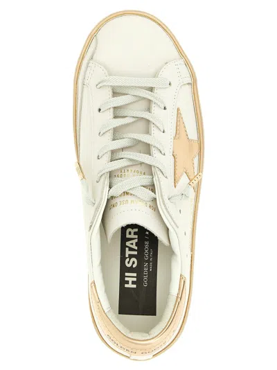 Golden Goose Deluxe Brand Hi Star Lace-up Sneakers In White