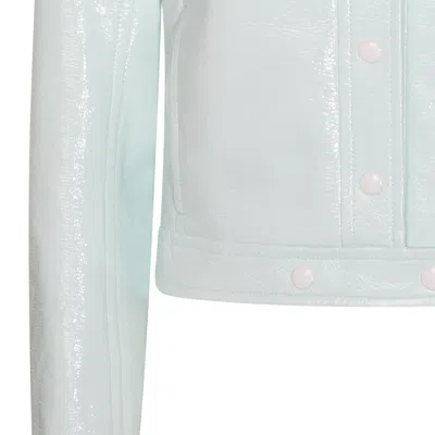 Courrèges Shiny Long Sleeve Casual Style Jacket