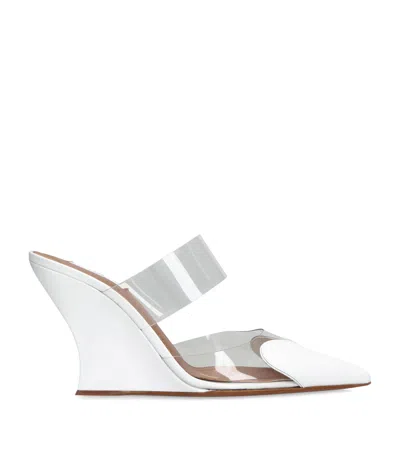 Alaïa Patent Coeur Mules 90 In Multi