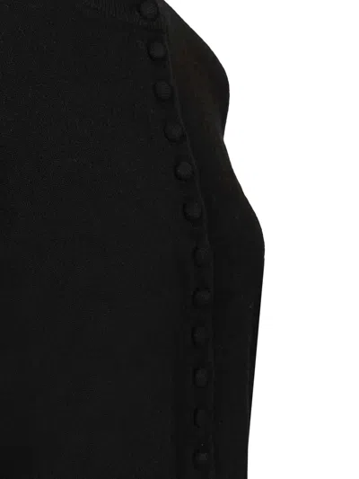 Lisa Yang Lunea Short Sleeves Cardigan Knitwear Black In Black