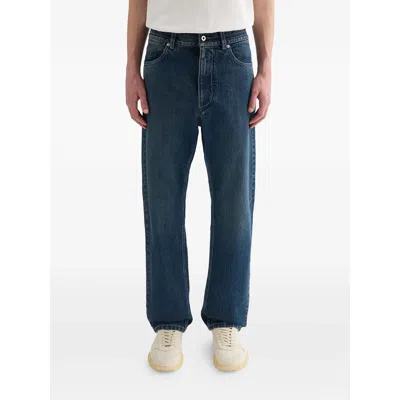 Jil Sander Blue Trousers Men In Blue