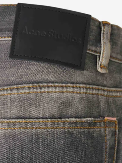 Acne Studios Flared Jeans In Black