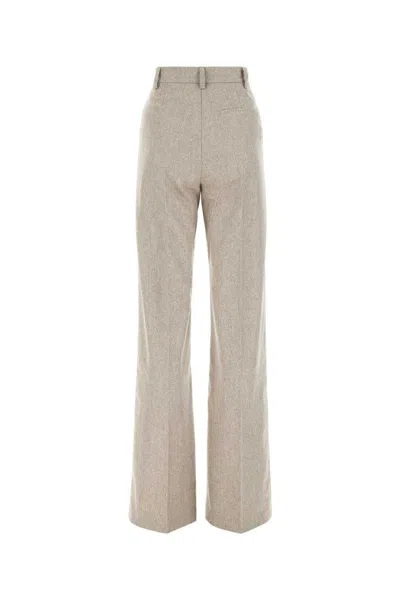 The Andamane Melange Grey Stretch Wool Blend Pant In Neutral