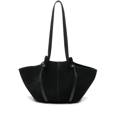 Yuzefi Mochi Leather Tote Bag In Black