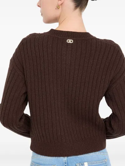 Liu •jo Liu Jo Sweaters In Brown