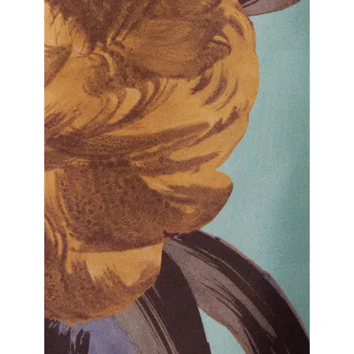 La Doublej Boy Printed Silk-twill Shirt In Multi