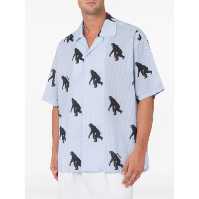 Moschino Graphic-print Shirt In Blue