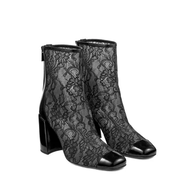 Jimmy Choo Kiss Lace Zip Ankle Boots