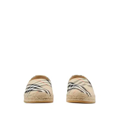 Burberry Women Embroidered Canvas Espadrilles In Multi