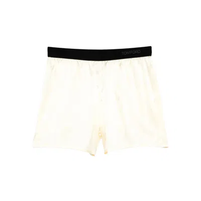 Tom Ford Shorts Yellow In Neutral