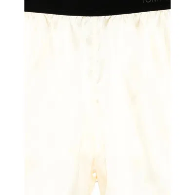 Tom Ford Shorts Yellow In Neutral