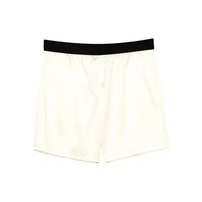 Tom Ford Shorts Yellow In Neutral