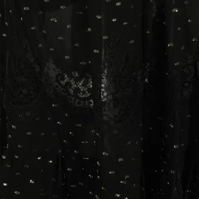 Self-portrait Skirts Blacks And Greys In Black