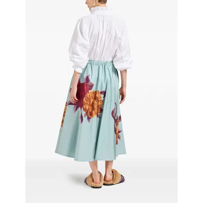 La Doublej Skirts Blue, Brown In Green