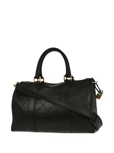 Pre-owned Chanel 1991-1994 Two-way Tote Bag In Black