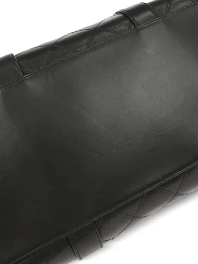 Pre-owned Chanel 1991-1994 Two-way Tote Bag In Black
