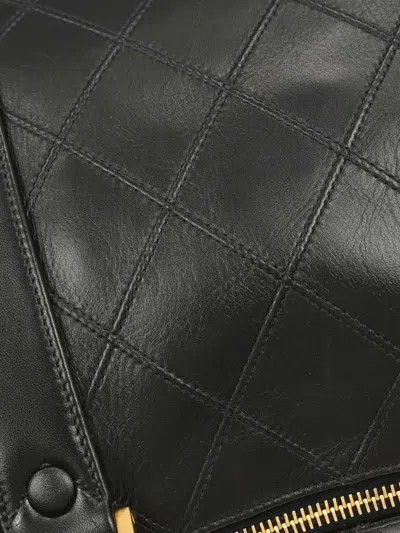 Pre-owned Chanel 1991-1994 Two-way Tote Bag In Black