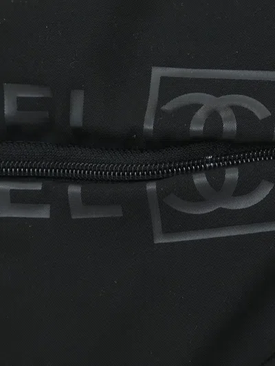 Pre-owned Chanel 2005-2006 Sport Line Shoulder Bag In Black