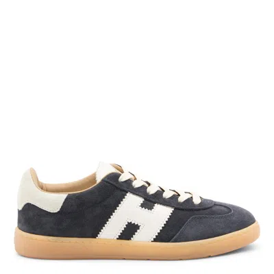 Hogan Low Top Sneakers Suede Upper Rubber Sole In Multi