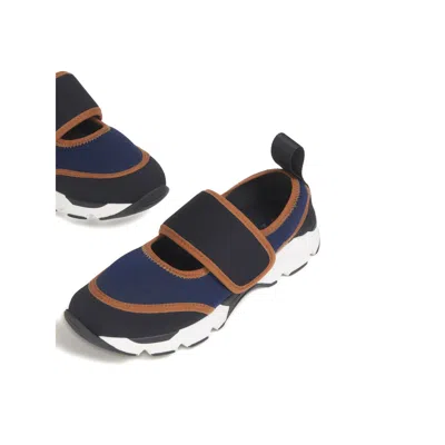 Marni Mary Jane Lycra Running Sneakers Shoes In Multi