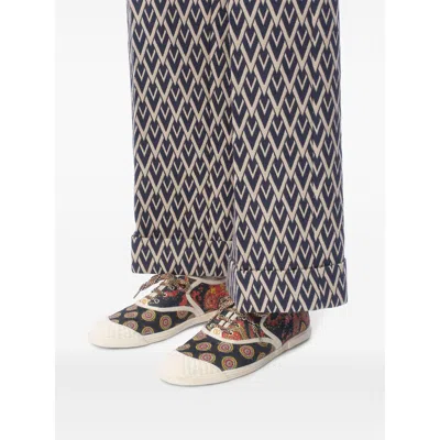 Valentino Garavani Valentino Bay By Bay Lace-up Sneakers In White