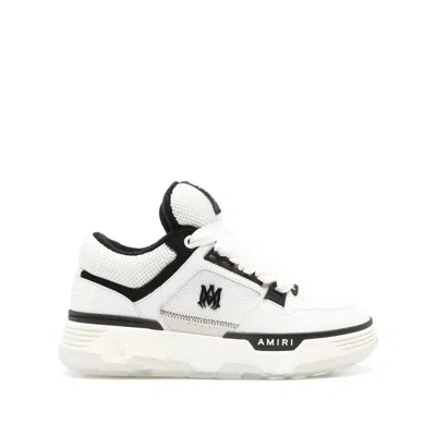 Amiri Ma-1 Leather Mesh Womans Sneakers In White