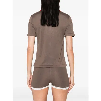 Siedres Sweaters Brown In Multi