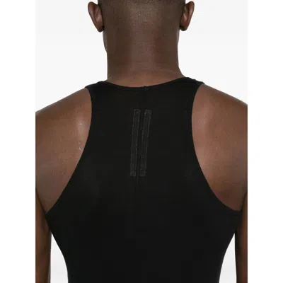 Rick Owens Crew-neck Sleeveless Vest In Black