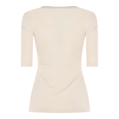 Fabiana Filippi Cotton T-shirt In Neutral