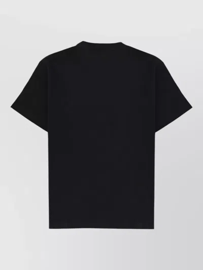 Alexander Mcqueen Crew Neck Graphic Print Short Sleeve T Shirt In Black