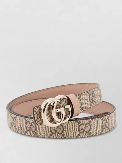 Gucci Belt W20 Adjustable Length Design In Neutral