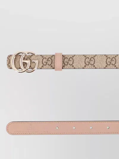Gucci Belt W20 Adjustable Length Design In Neutral